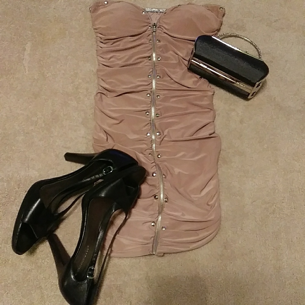 Ohh La La Mini Dress Bodycon EUC
